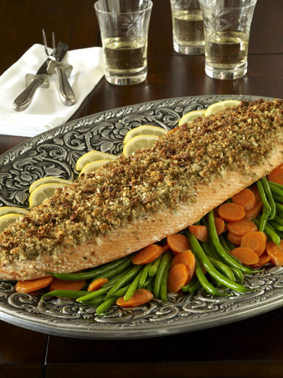 Horseradish Crusted Salmon